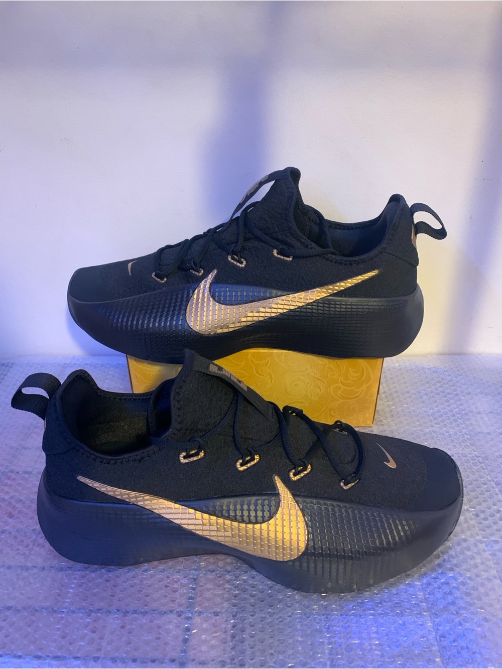 Nike LeBron TR 1 Black Metallic Gold FJ6151-004 - Men’s Size 12.5